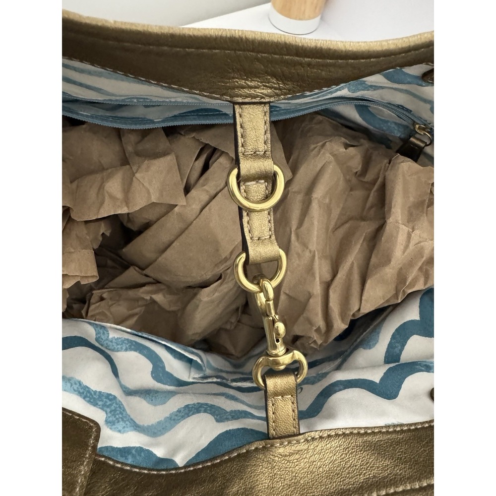 Unique Coach Audrey Canvas Limited Edition Tote bag w/ Jeweled Starfish 17024 - Picture 9 of 15